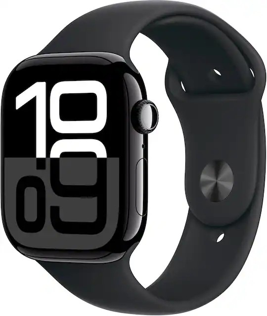 Apple Watch Series 10 (GPS) Caixa de alumínio de 46 mm - preto a jato - (2024)
